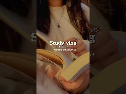 Study vlog 💭📓@mansiianeja #ssccgl #studyvlog #motivation #productive #youtubeshorts