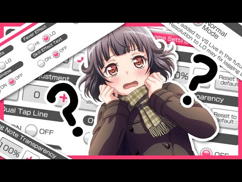 BanG Dream! || Which Settings Should You Use?