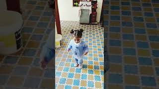 Cute baby dancing on her father's beat#loveforbaby#