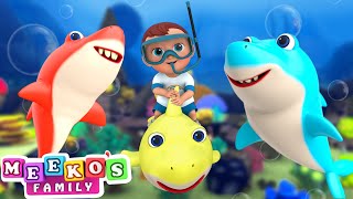 Baby Shark Doo Doo Doo 🦈😻 + Animal Songs for Babies @meekosfamily