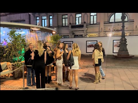 STOCHOKLM'S HOTTEST  NIGHTLIFE DISTRICT🇸🇪STOCKHOLM NIGHT WALK 4K HDR