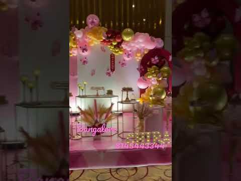 Butterfly theme| 8143443344|Bangalore balloon decoration|