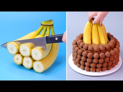 Awesome Chocolate Cake and Dessert Ideas 🍌 Quick & Easy Chocolate Cake Recipe | Perfect Cake Ideas