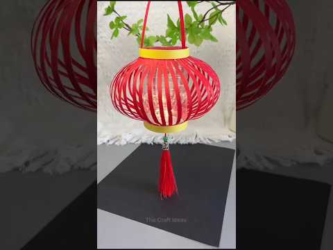 How to make Kandi Paper se lalten kaise banate hai easy Kandil Making ideas diwali craft #shorts