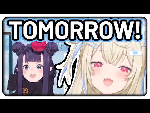 Fuwawa does a really good impression of Ina "TOMORROW!" 【Hololive EN】