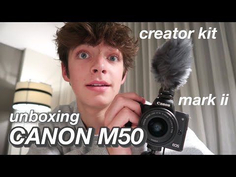 canon m50 mark ii - content creator kit UNBOXING