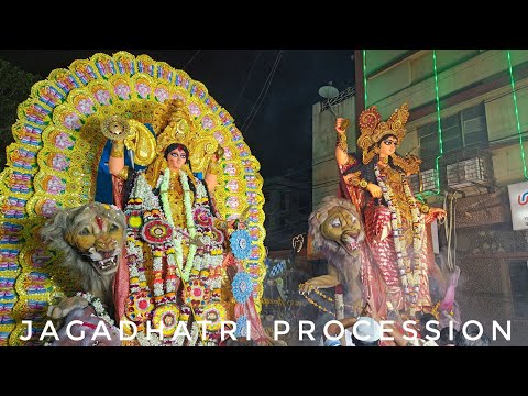 KOLKATA JAGADHATRI PUJA VISARJAN 2023: JAGADHATRI PUJA VISARJAN PROCESSION IN KOLKATA