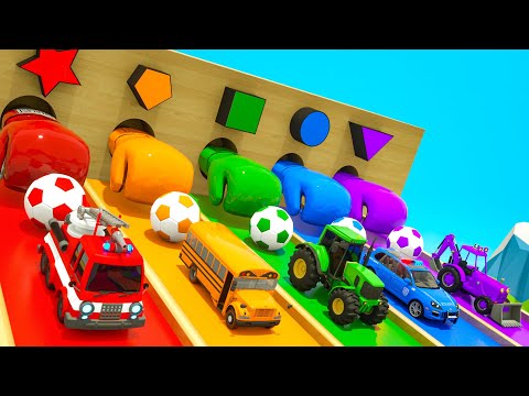 Wheels on the Bus - Baby songs - Cube, Star name of the figure - Baby Nursery Rhymes & Kids Songs