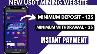 New USDT Mining website 2024 | USDT Mining App | Earn Free USDT Daily $2 | USDT Investment website