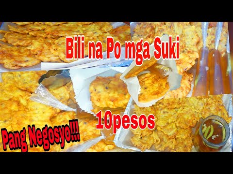 Pang Negosyo Ukoy/Okoy na Patatas(Potato Fritters)