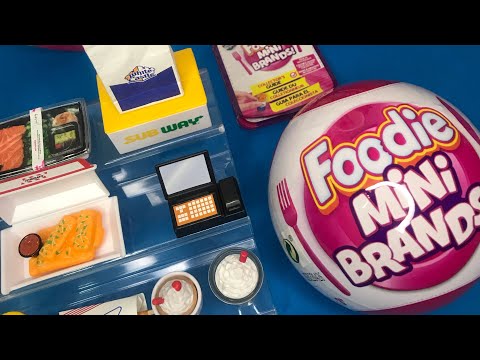 FOODIE MINI BRANDS UNBOXING