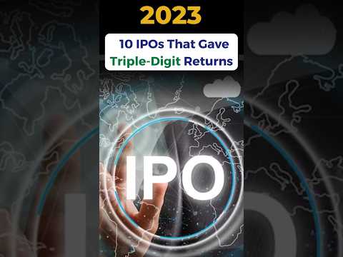 New IPOs with Triple-Digit Returns in 2023 💸🤑 #ipo #latestipo #shorts