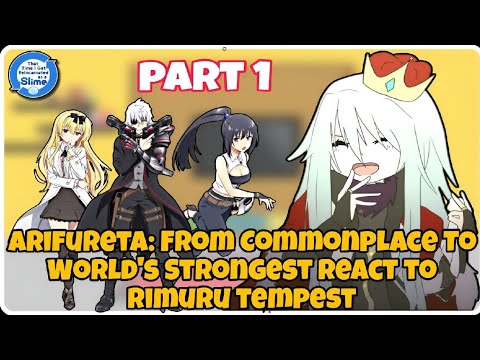 Arifureta Shokugyou de Sekai Saikyou React To Rimuru Tempest | part 1 | | Gacha Reaction | [AU]