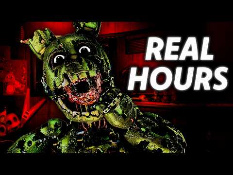 This FNAF 3 Remake Uses REAL LIFE Hours..