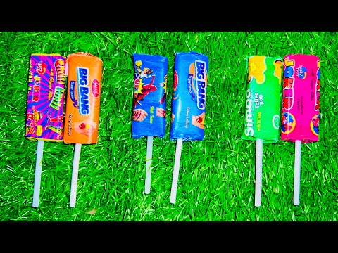 Some popular Candies in the World | New Milk Bottle | mini Cooking | Ice Cream Pop It | Asmr Coca