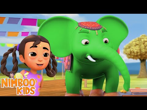 हाथी मामा कहाँ चले, Hathi Mama Kahan Chale, Nursery Rhymes in Hindi and Baby Videos