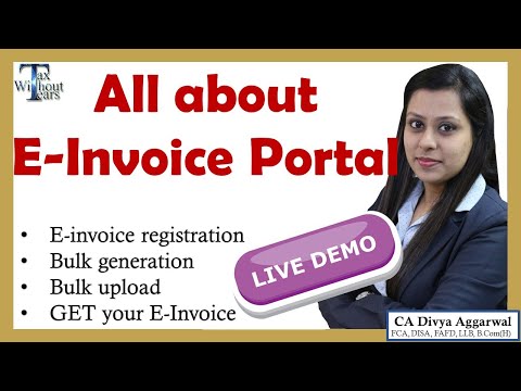 E-Invoice Portal FREE LIVE DEMO| E-Invoice kaise banaye? How to make E-invoice| einvoice dashboard