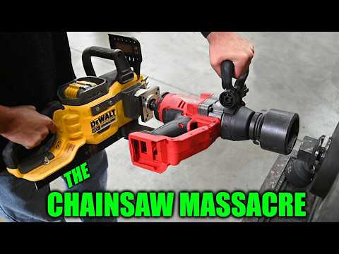 DeWALT Chainsaw + Milwaukee Impact Wrench