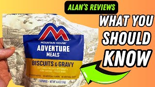 My Review of Mountain House Biscuits & Gravy | Freeze Dried Backpacking & Camping Food - 2 Servings