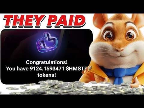 Hamster Kombat FINALLY PAID : Here Is How Much You Got In $$