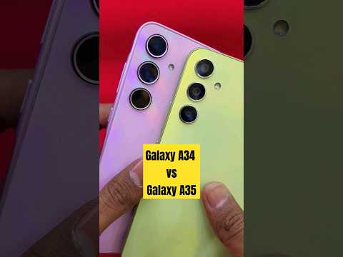 Samsung Galaxy A35 5G Vs Galaxy A34 5G