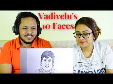 Vadivelu 10 different characters in one drawing | Reaction |Raksha Arts & Crafts | Mr. & Mrs. Pandit