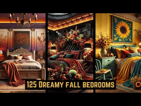 Autumn Dreamscapes: 125 Dream Fall Bedroom Interior Design Ideas