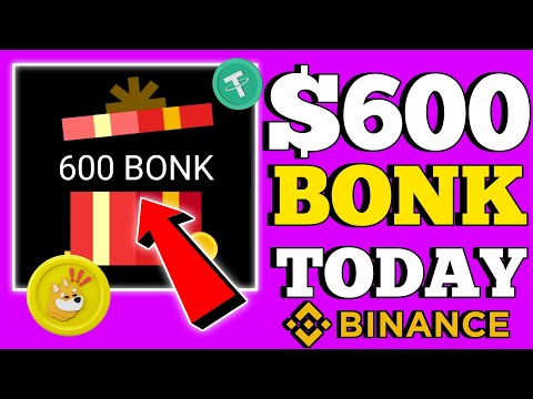 OMG! 😱 600M + BONK COIN | New Binance Red Packet Code Today | Free Box Code