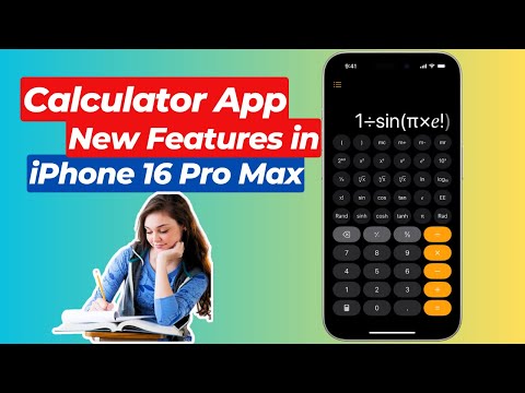 How to Use iPhone Calculator | Apple Calculator App New Features in iPhone 16 Pro Max | iOS 18