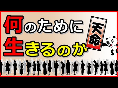 【何のために生きるのか】天命を知れば、人生が充実する！