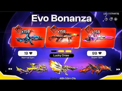 All Evo Gun Return Event Free Fire | Evo Bonanza New Event Free Fire | FF New Event Today