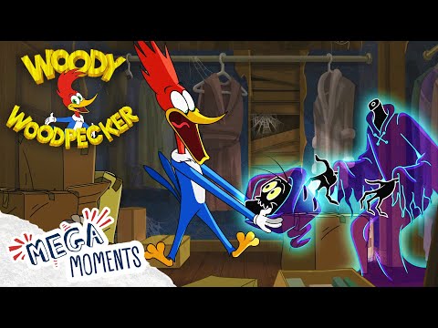 Woody’s Halloween Special! 🎃👻 | Woody Woodpecker | Compilation | Mega Moments