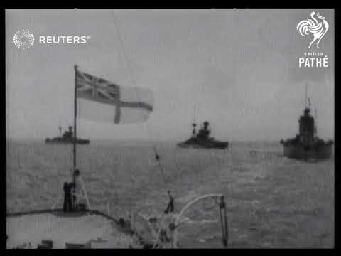 His Majesty sees salvoes from world's greatest guns conclude fleet's Jubilee pageant (1935)