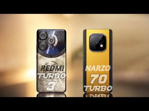 Redmi Turbo 3 Vs Realme Narzo 70 Turbo | Full Comparison and review 🔥