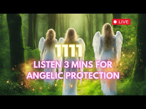 🔴 11:11 Powerful Angelic Protection - 1111 Hz Frequency Music for Protection, Love, Abundance & Luck