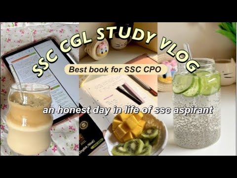 SSC CGL study vlog✍️Cgl 2024 strategy| an honest day in life of ssc aspirant #cgl #sscaspirants #cpo