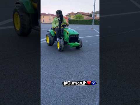 Tractor Lover🚜❣️#tractor #ytshorts #youtubeshorts #viral #sanjhvlog #babyshorts #babygirl