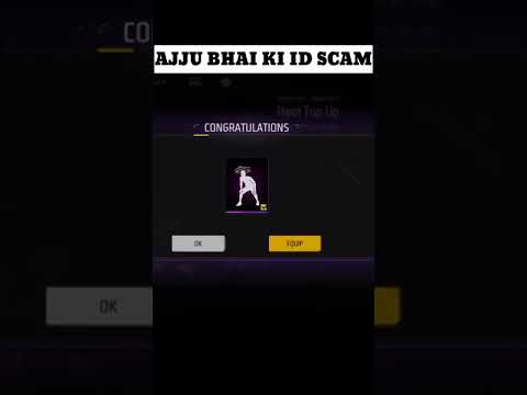 Ajju Bhai Ki I'd Scam Karli | Total Gaming ki I'd Scam 🤫 | #shorts #freefireshorts #freefirefacts