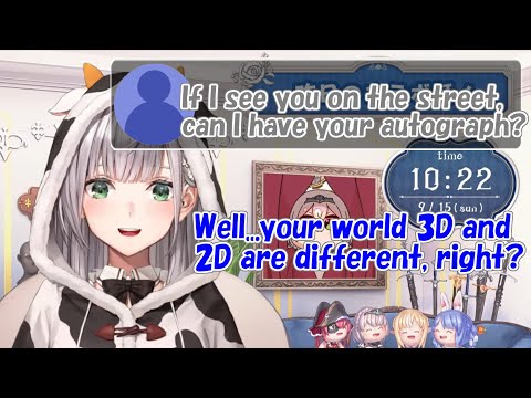 [Hololive] Noel talked about autograph. [Eng sub]