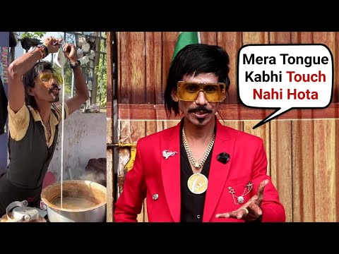 Dolly Chaiwala Reaction On His Tongue Touching Milk, Bigg Boss 18 Wildcard Entry @CarryMinati