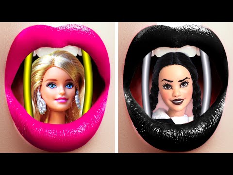 WEDNESDAY ADDAMS Extreme MAKEOVER | From Nerd Girl to Bad - How to Become Wednesday by Gotcha! Viral