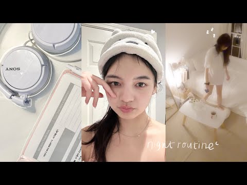 Night Routine to Wake Up at 5 AM ☽ Uni Student’s Routine for a Productive Day (Easy Meal, Skincare)