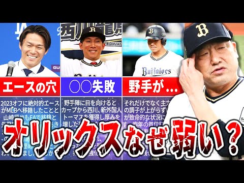 パ・リーグ4連覇は絶望的？！オリックスが弱くなった理由を徹底解説