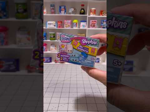 Shopkins Real Littles Mini Packs! ✨ #shorts #asmr #shopkins #minitoys #toyunboxing #asmrunboxing