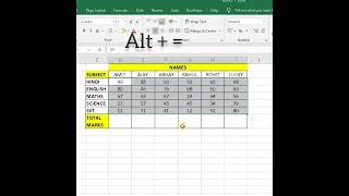 Excel tutorial for beginners #shorts #exceltrick #exceltutorials