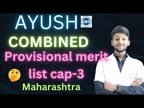 Ayush Combined Provisional Merit List cap 3 cutoof decrease?