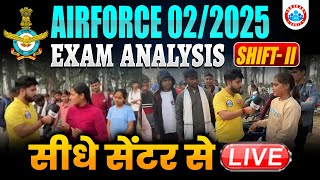 Airforce 16 November 2024 2nd Shift Exam Review | Live From Exam Centre By RWA