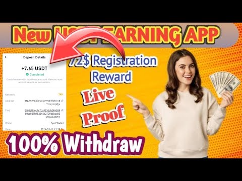 New Website You can earn 2.7 USD from it for free every day and withdraw it to your wallet proof 9$