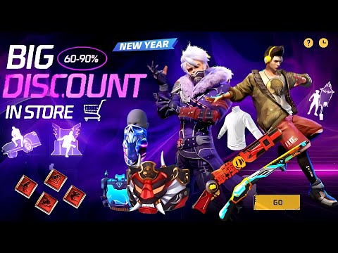 Free Fire Big Store Discount 100% Confirm ✅🥳 | Fire New Event | Ff New Event | Ff new event today