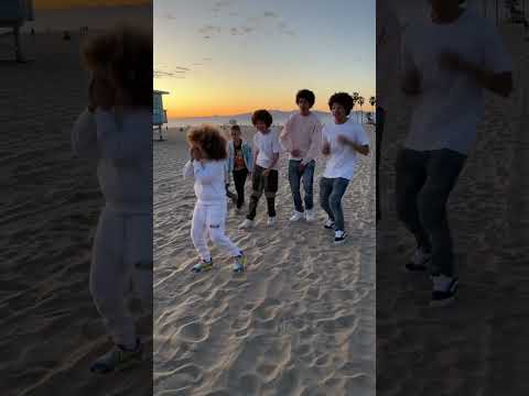 Follow Your Dreams promo clip on the beach in LA with my bros! #funny #new #shorts #king #youtube